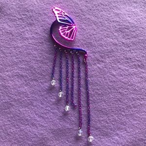 Chandelier Butterfly Ear Cuff